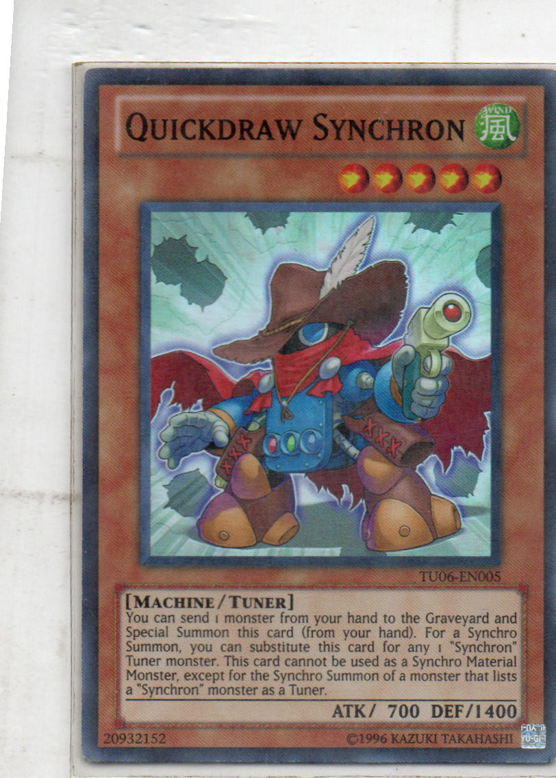 Quickdraw Synchron carta yugi TU06-EN005 Super