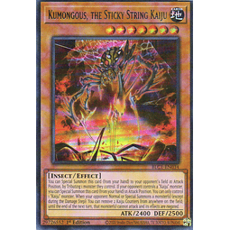 Kumongous, the Sticky String Kaiju (Silver) carta yugi BLC1-EN034 Ultra Rare