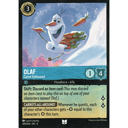 Olaf - Carrot Enthusiast carta lorcana Uncommon