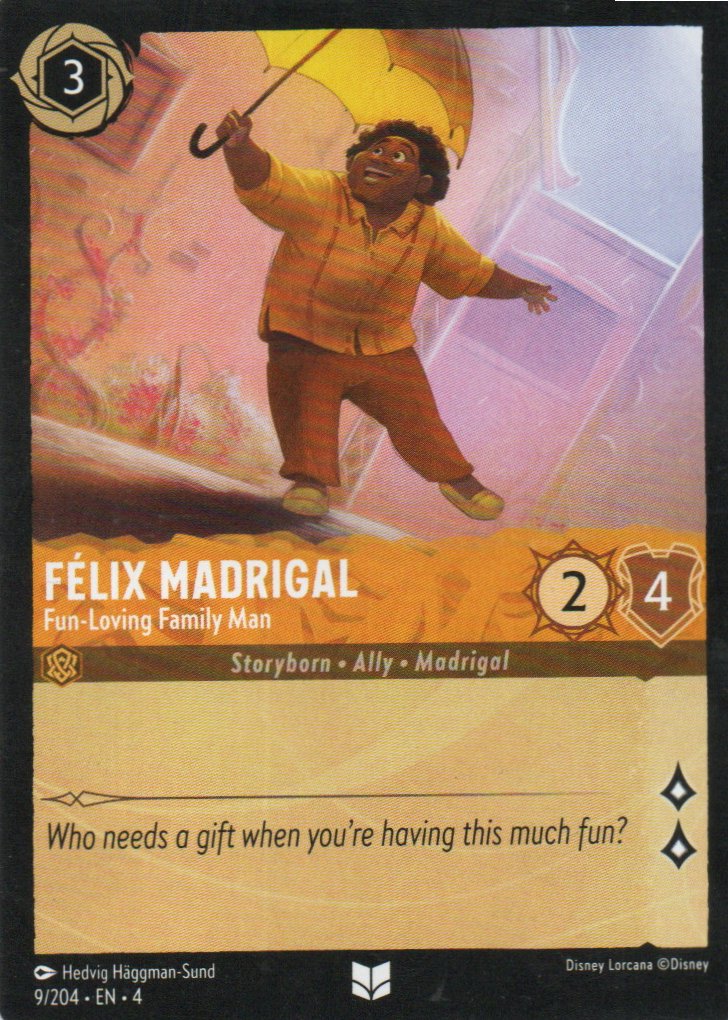 Felix Madrigal - Fun-Loving Family Man carta lorcana Uncommon