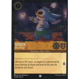 Stitch - Alien Dancer carta lorcana Common Foil