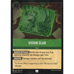 Vision Slab carta lorcana Uncommon Foil