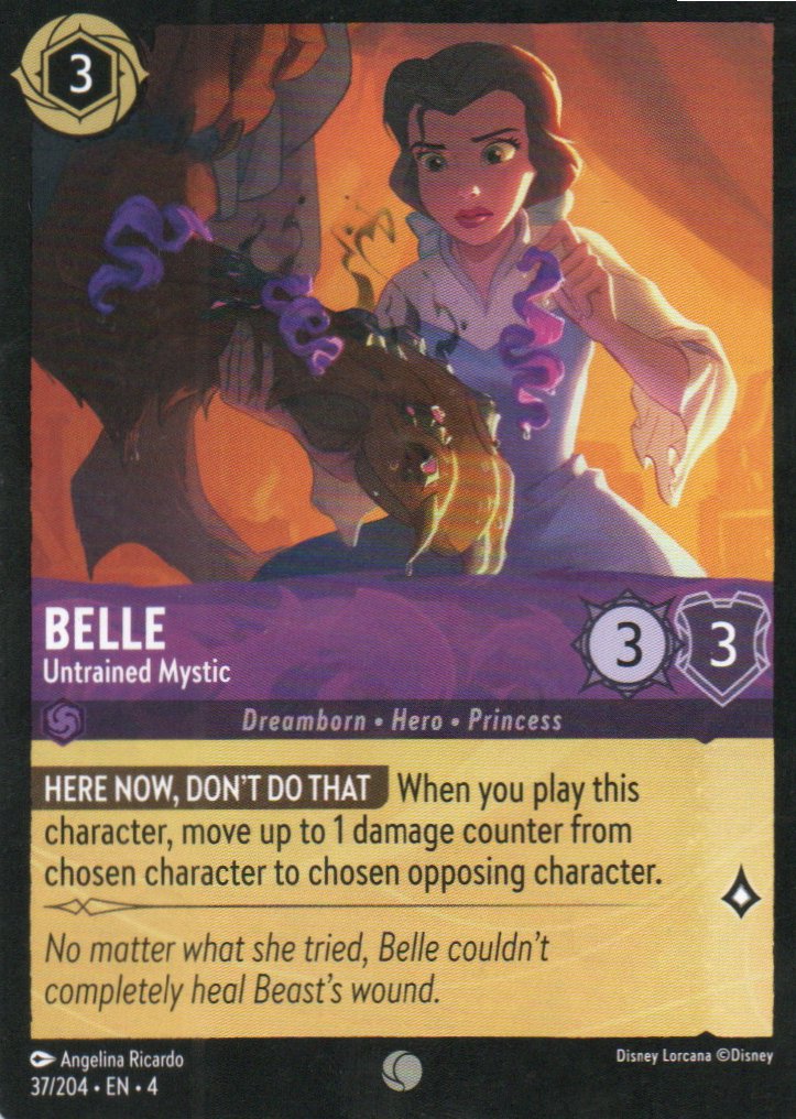 Belle - Untrained Mystic carta lorcana Common