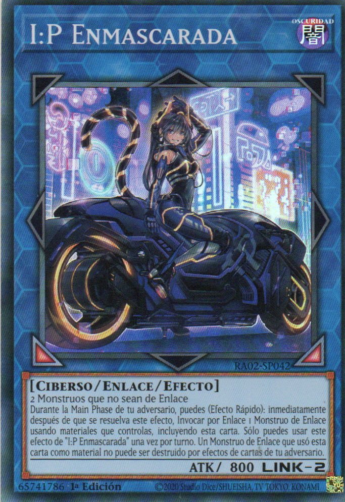 I:P Masquerena Art Alt carta yugi RA02-SP042 Super Rare