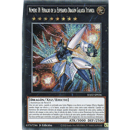 Number 38: Hope Harbinger Dragon Titanic Galaxy carta yugi RA02-SP036 Secret Rare