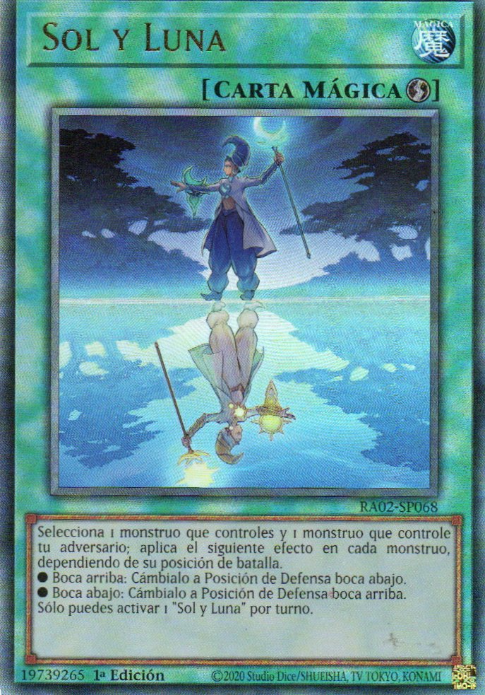 Sol y Luna carta yugi RA02-SP068 Ultimate