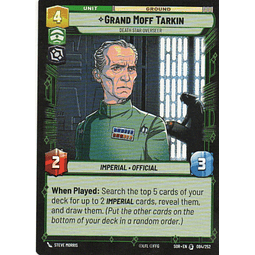 Grand Moff Tarkin carta SWU SOR 84/252 Special