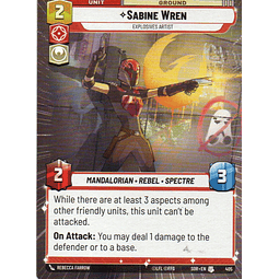 Sabine Wren carta SWU SOR 405 Uncommon Hyper