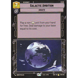 Galactic Ambition carta SWU SOR 235/252 Rare