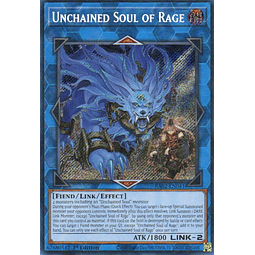 Unchained Soul of Rage carta yugi RA02-EN041 Secret Rare