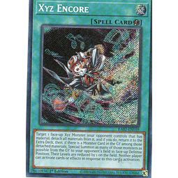 Xyz Encore carta yugi RA02-EN059 Secret Rare