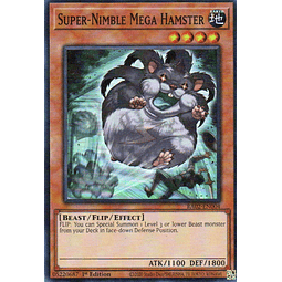 Super-Nimble Mega Hamster carta yugi RA02-EN004 Super Rare