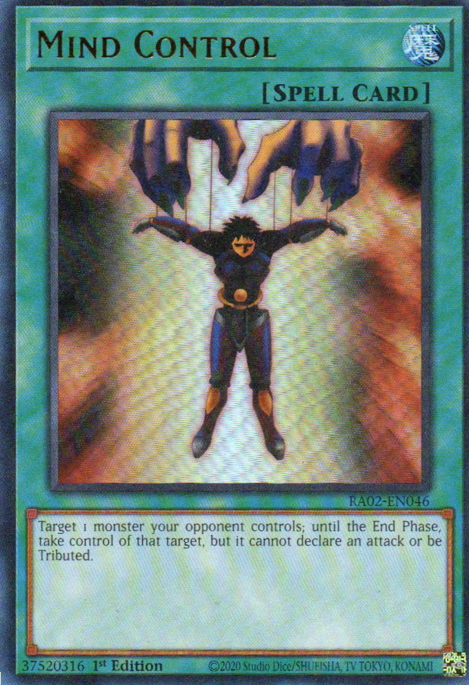 Mind Control carta yugi RA02-EN046 Ultra Rare