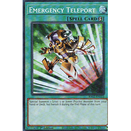 Emergency Teleport carta yugi RA02-EN053 Super Rare