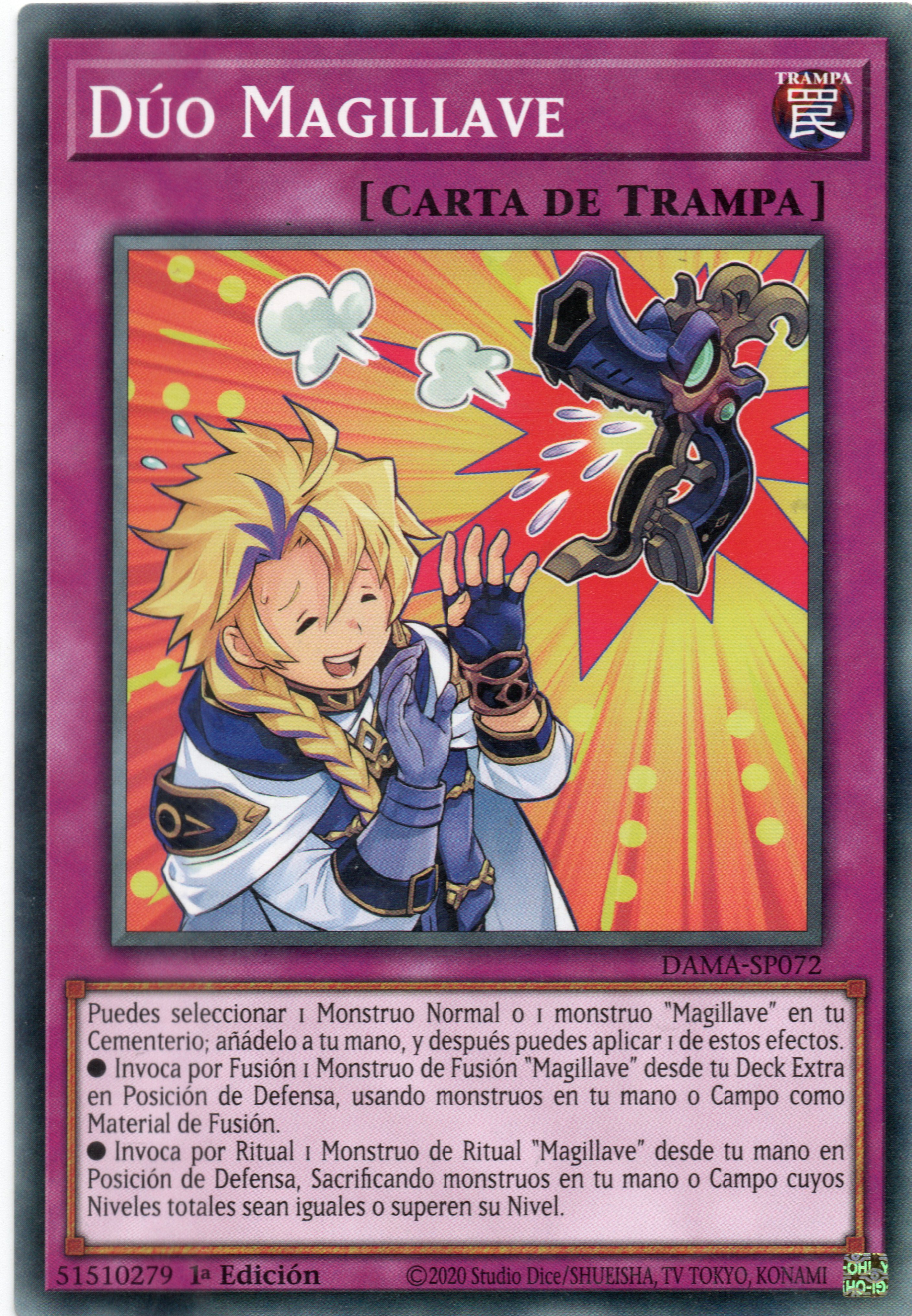 Magikey Duo carta yugi DAMA-SP072