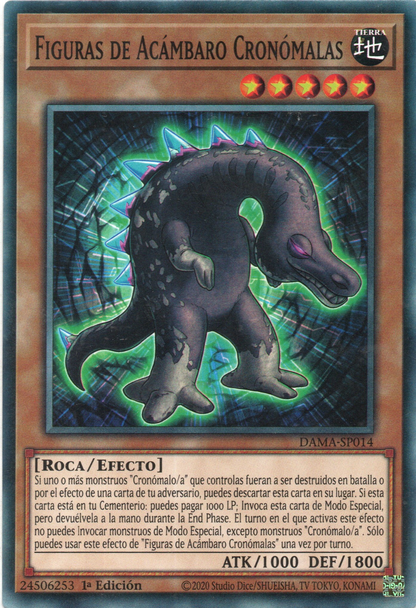 Chronomaly Acambaro Figures carta yugi DAMA-SP014