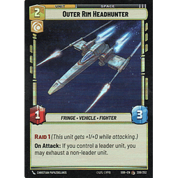 Outer  Rim Headhunter carta SWU Sor 208 Commun Foil