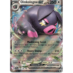 Oinkologne ex carta poke Scarlet & Violet EN 158/198 / Double Rare