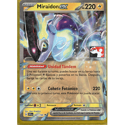 Miraidon ex carta poke Prize Pack SP 081/198 / Double Rare