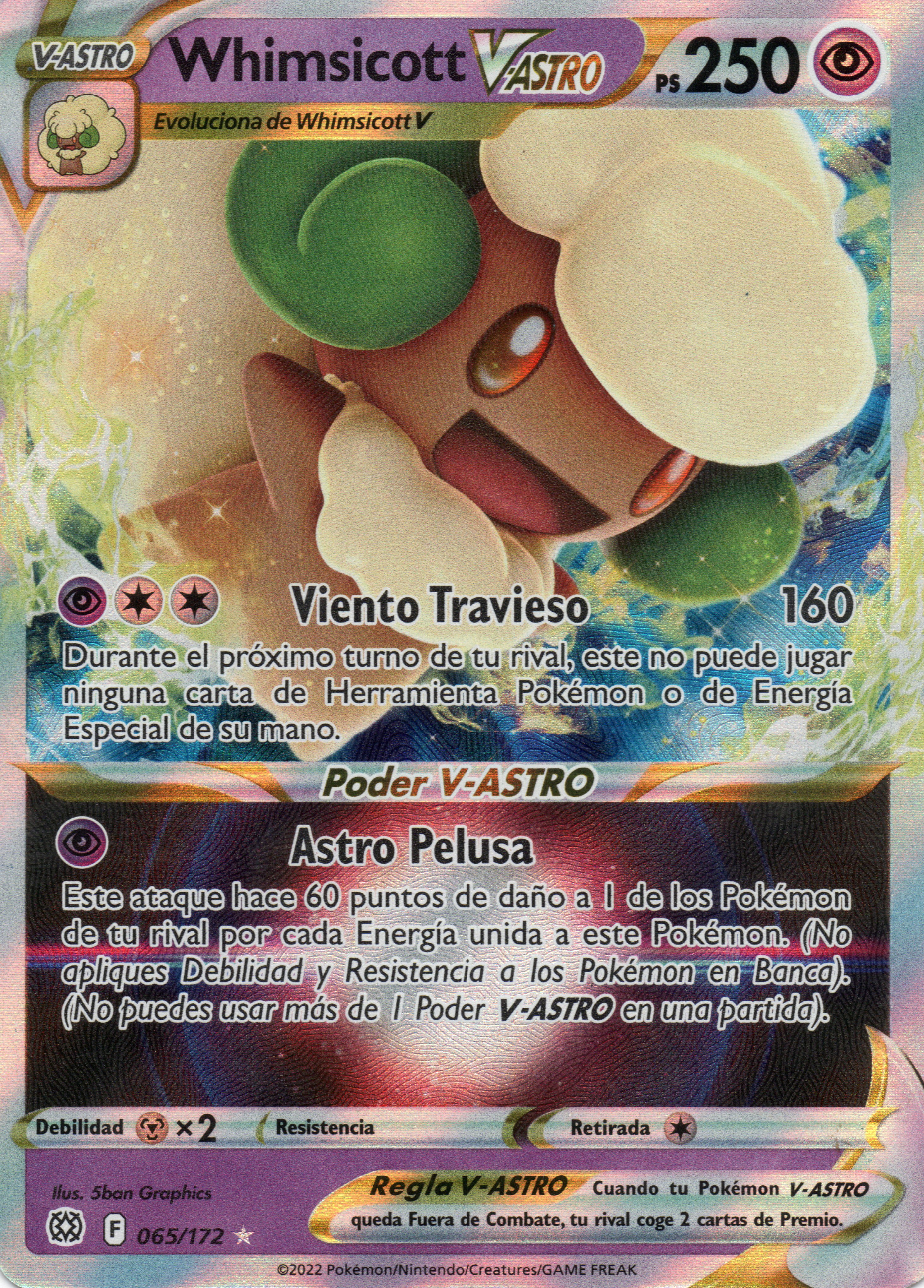 Whimsicott VSTAR cata poke Brilliant Stars SP 065/172 / Ultra Rare