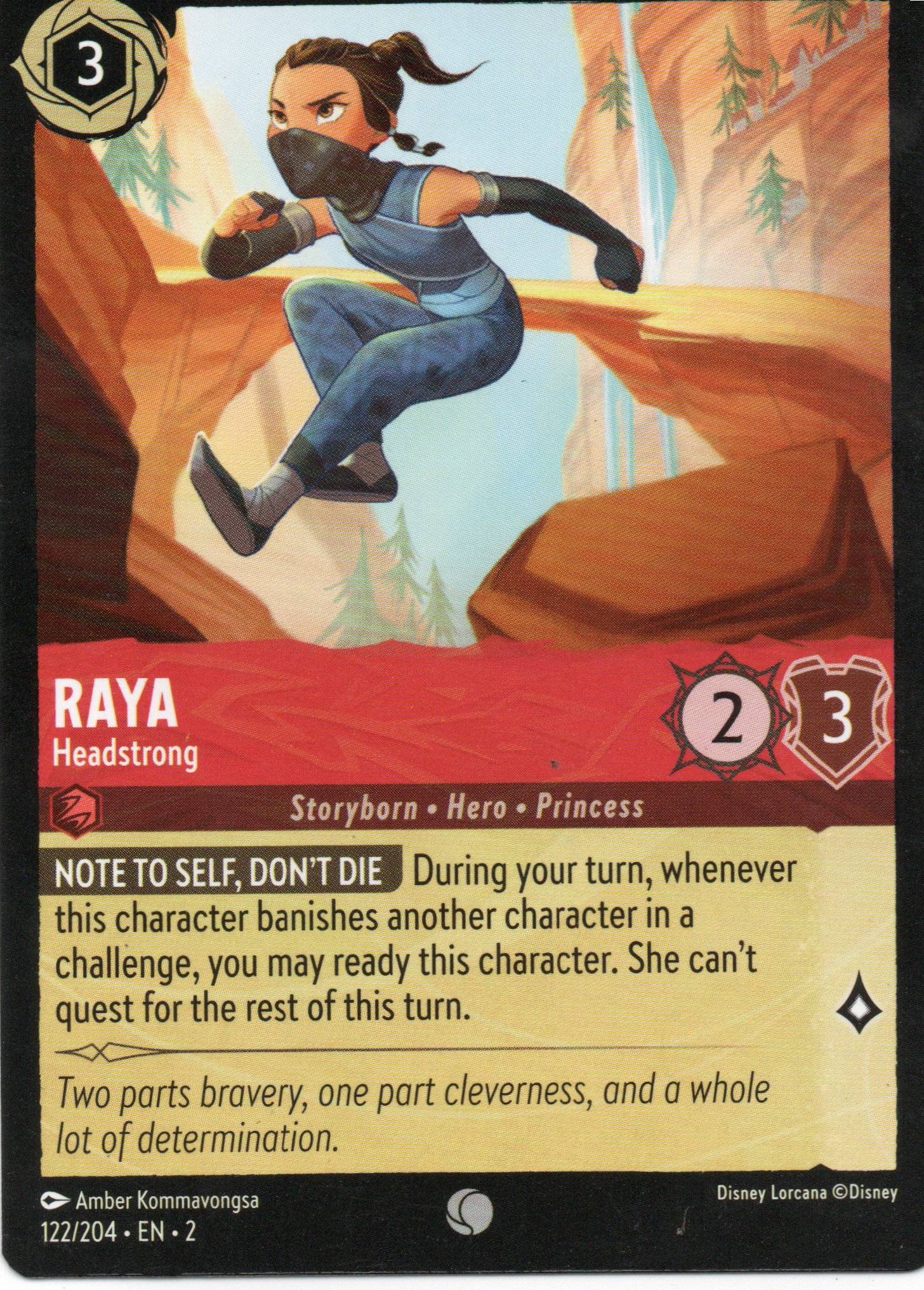 Raya - Headstrong carta lorcana Common