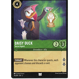 Daisy Duck - Secret Agent carta lorcana Uncommon