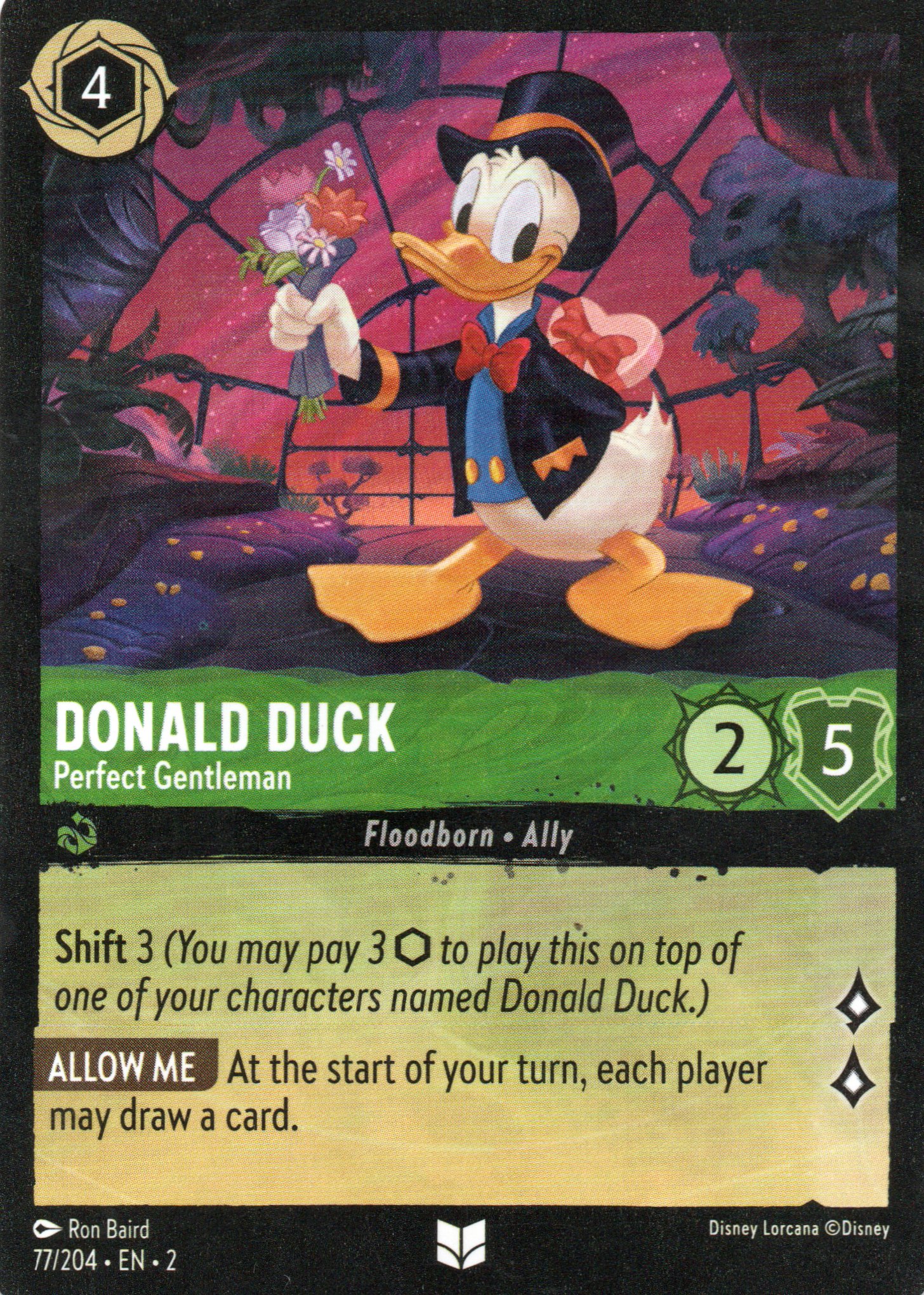 Donald Duck - Perfect Gentleman carta lorcana Uncommon