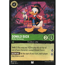 Donald Duck - Perfect Gentleman carta lorcana Uncommon