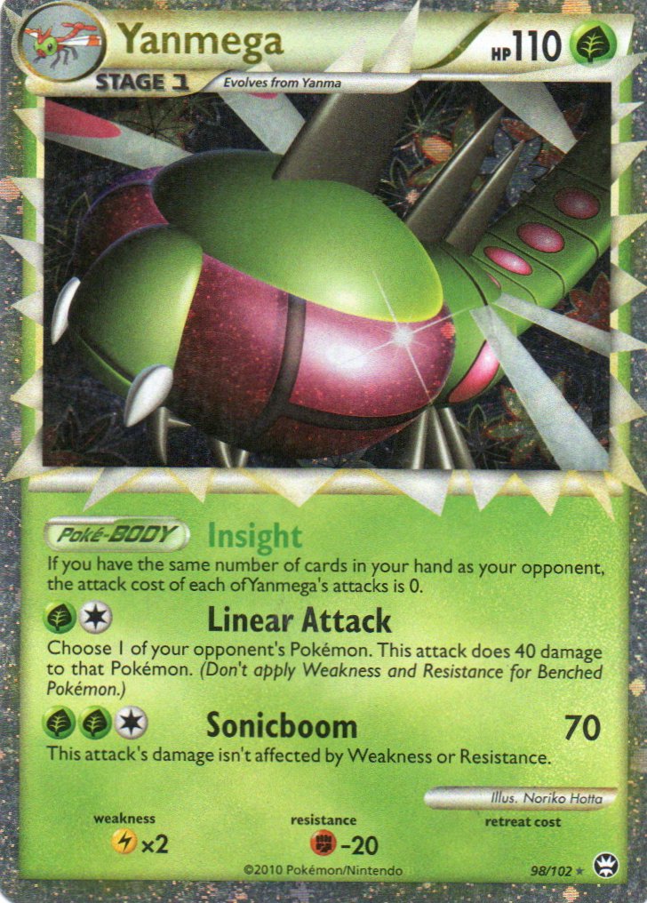 Yanmega carta poke Triumphant EN 98/102 / Ultra Rare