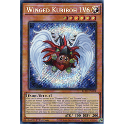 Winged Kuriboh LV6 carta yugi BLTR-EN001 Secret Rare