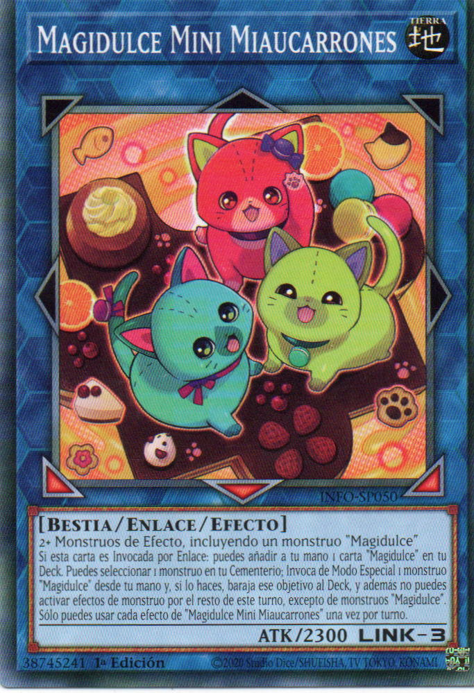 Madolche Mini Meowcaroons carta yugi INFO-EN050 Common