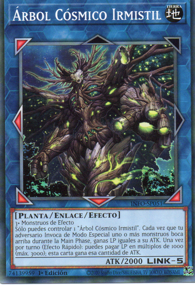 Cosmic Tree Irmistil carta yugi INFO-EN051 Common