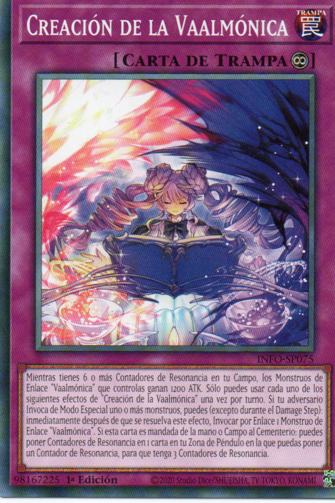 Vaalmonica Creation carta yugi INFO-SP075 Common