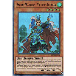 Ancient Warriors - Virtuous Liu Xuan carta yugi IGAS-EN011