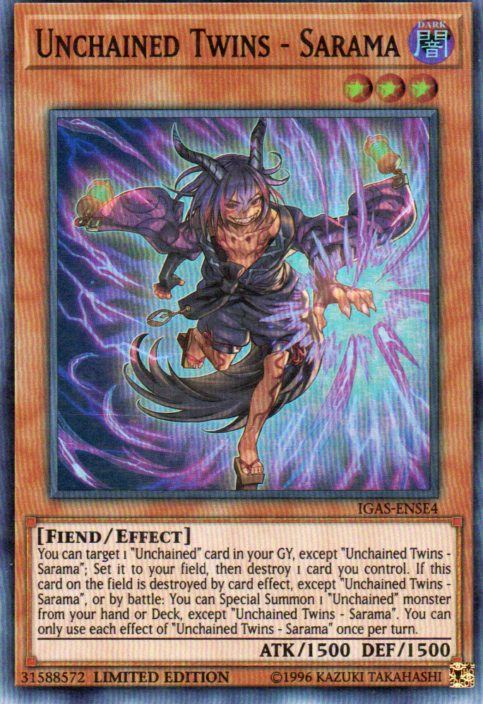 Unchained Twins - Sarama carta yugi IGAS-ENSE4