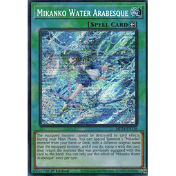 Mikanko Water Arabesque carta yugi MP24-EN136 Prismatic Secret Rare