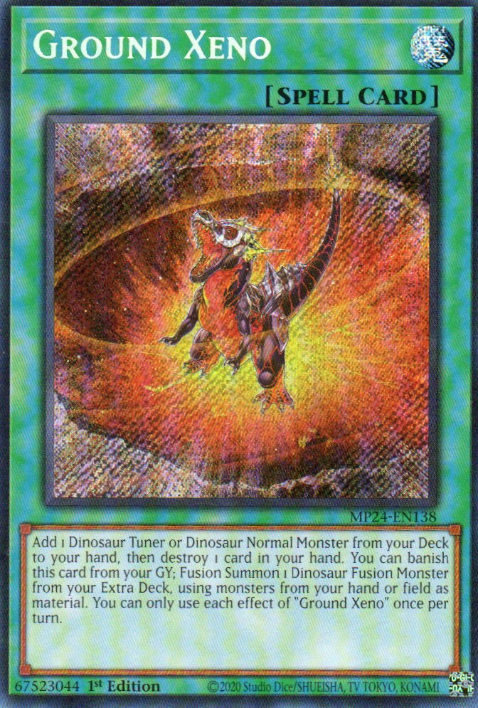 Ground Xeno carta yugi MP24-EN138 Prismatic Secret Rare