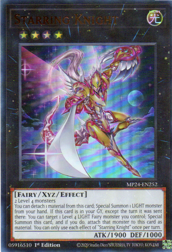 Starring Knight carta yugi MP24-EN252 Ultra Rare