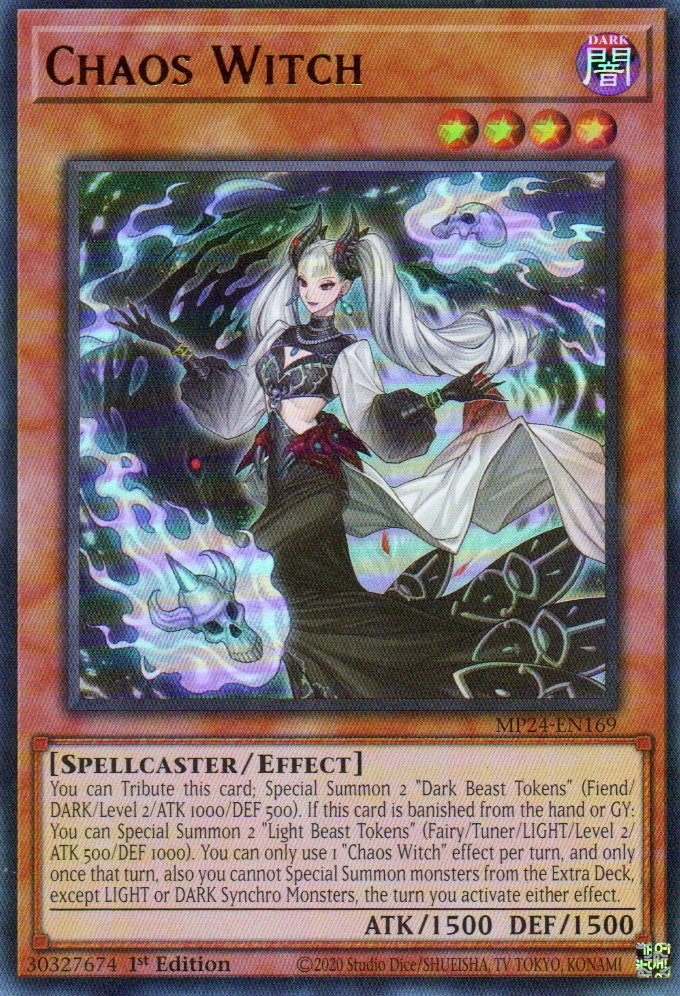 Chaos Witch carta yugi MP24-EN169 Ultra Rare