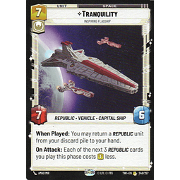 Tranquility Inspiring Flagship carta stu Rare TWI246/257