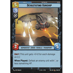 x3 Devastating Gunship carta swu TWI36/257 Common