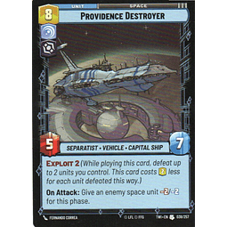 X3  Providence Destroyer carta swu TWI38/257 Uncommon