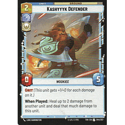 X3  Kashyyyk Defender carta swu TWI44/257 Uncommon