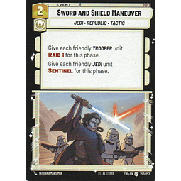 X3  Sword and Shield Maneuver carta swu TWI250/257 Uncommon