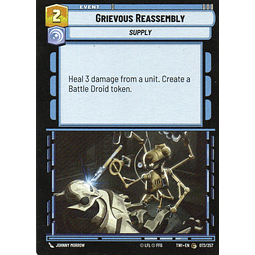 x3 Grievous Reassembly carta swu TWI73/257 Common