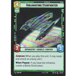 Subjugating Starfighter carta swu TWI112/257 Common