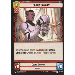 X3  Clone Cohort carta swu TWI169/257 Uncommon