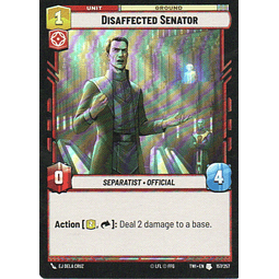 Disaffected Senator carta swu TWI157/257 Uncommon