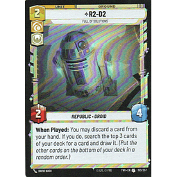  R2-D2Full of Solutions carta swu TWI193/257 Uncommon