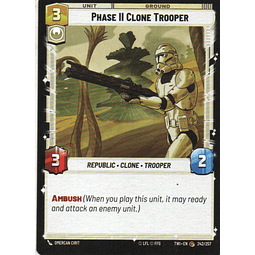 x3 Phase II Clone Trooper carta swu TWI242/257 Common